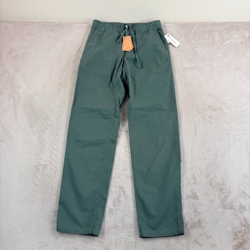 A.P.C. Rue Madame Paris Chuck Pants in Green Men IT48 US Medium NWT $430